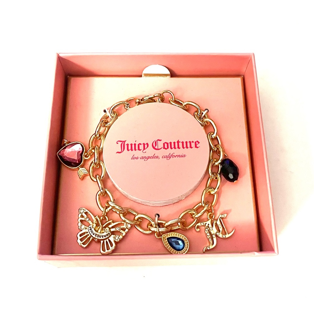 Juicy Couture Gold Bracelet with Charms